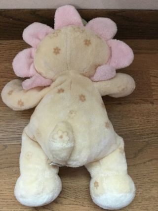 Ty Pluffies Baby Petals 2004 Cream Bear Pink Flower Butterfly TyLux 2004 3