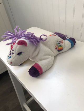 Lisa Frank Collectible Pony Unicorn Beanie Baby
