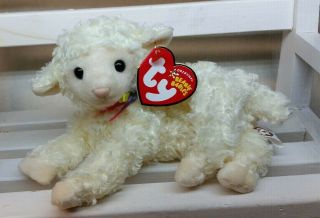 Ty Tender The Lamb Beanie Baby - With Tags