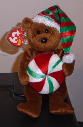 Ty Beanie Baby - Yummy The Holiday Bear (8.  5 Inch) With Tags
