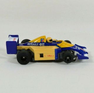 Ho Tyco F1 Slot Car Elf Renault Canon 5 Yellow Sides Variant