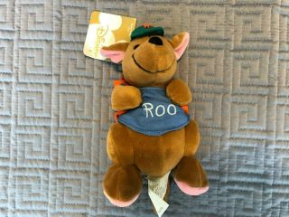 Disney Store Winnie The Pooh Back To School Roo Kangaroo Bean Bag Plush Nwt