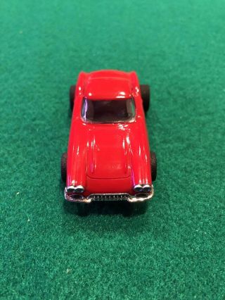 Tyco Ho Scale Slot Car Red ‘60 Corvette Hp7