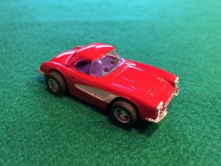 Tyco Ho Scale Slot Car Red ‘60 Corvette HP7 3