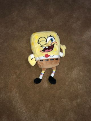 Spongebob Squarepants Beanbag Plush Toy - Ty Beanie Babies - Thumbs Up