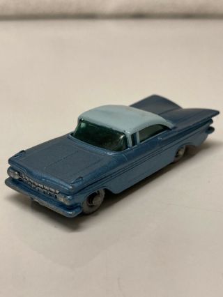 Matchbox Lesney No.  57 Chevrolet Impala Metallic Blue 1961 Made In England