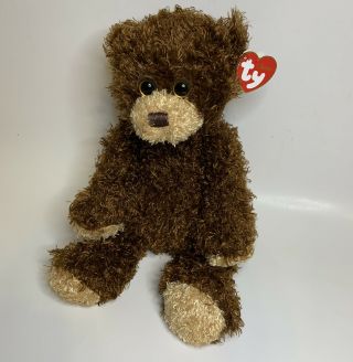 Ty Beanie Babies Shaggy Classic Brown Bear Plush Stuffed Animal 12”