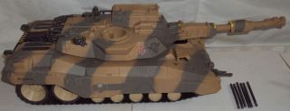 G.  I.  Joe Spy Troops Patriot Grizzly Battle Tank Desert Camo 2003 Incomplete