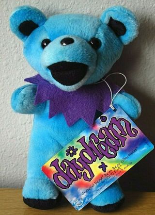 Nwt Liquid Blue Bean Bear Day Dream Grateful Dead Teddy Bear 7 "