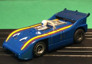 Vtg.  Aurora/afx Blue Sunoco Porsche 510k Can - Am Running Non - Magna Traction Chas.