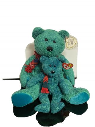 Wallace The Bear Ty Beanie Baby And Buddy