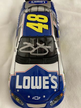 Jimmie Johnson Autograph/signed 1:24 Diecast Limited Edition 2003 Monte Carlo