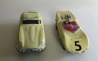 Two Vintage Aurora T - Jets - Jaguar & Chaparral.