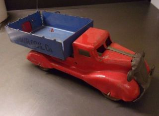Vintage Wyandotte or Marx Lumar Coal Co.  Truck Pressed Steel Toy 2
