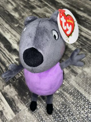 Ty Beanie Baby - Danny Dog (6 Inch) (uk Exclusive) (peppa Pig) Mwmt