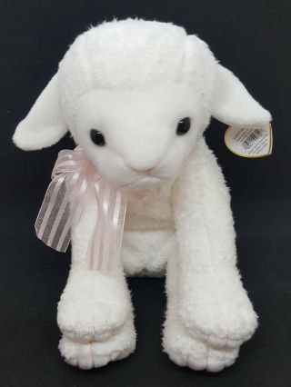 Ty 2003 Lullaby The Lamb Beanie Buddy - With Tags
