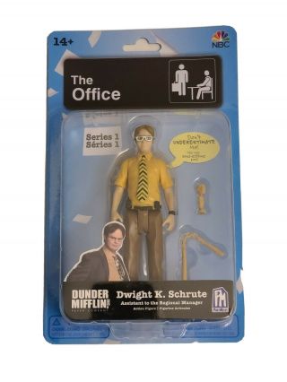 Dwight Schrute The Office Figure Phatmojo 5 " Inch Series 1 Rare Nib