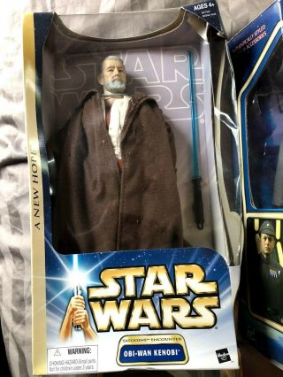 Hasbro Star Wars 12 " Obi - Wan Kenobi A Hope Figure Nip