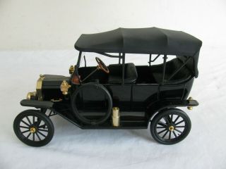 Franklin Precision Models 1/16 Scale Black 1913 Ford Model T Die - Cast Car