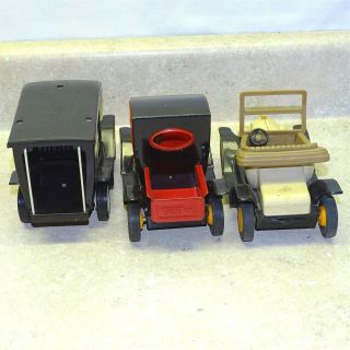 Vintage Tonka Model T Cars (3),  Model A Tonka Toy Cars 3