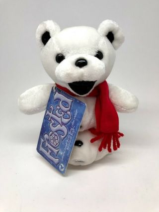 Special Edition Frosted Grateful Dead Beanie Bear Snowman By Liquid Blue