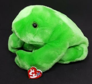 Ty 2001 Legs The Frog Beanie Buddy - With Tags