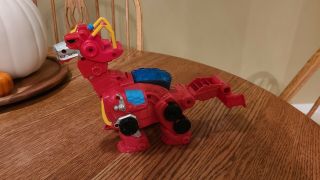 2013 8 " Hasbro Transformers Rescue Bots Heatwave Dinobot Dinosaur Figure