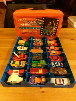 Vintage Dukes Of Hazzard Ertl Case General Lee Matchbox Hot Wheels Diecast Toys