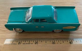 Teal Light Green Lincoln Continental Vintage 1960s Motorific Ideal Slot Car 1964