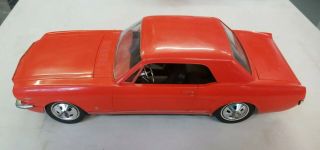 Vintage 1966 Ford Mustang Gt 289 Wen - Mac Toy Car Amc W/motor Orange
