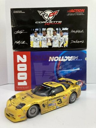 2001 Raced Version Corvette C5r Dale Earnhardt Sr / Jr 3 Goodwrench 1/18th