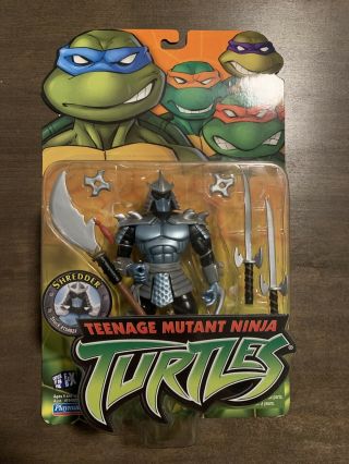 Tmnt Teenage Mutant Ninja Turtles Shredder 2003 Moc Case Fresh Playmates