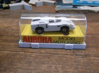 Aurora Model Motoring No 1491 - 4.  00 White Chaparral 2f W/insert