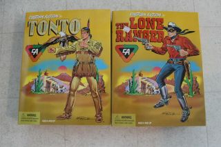 Captain Action The Lone Ranger And Tonto Figures 1998 Playing Mantis