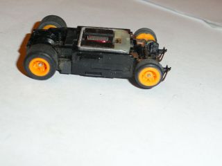 Aurora Tomy Ho Slot Car Chassis Only Running With Yellow Rims