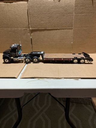 First Gear 1/34 Mack Granite Tractor With Lowboy Trailer