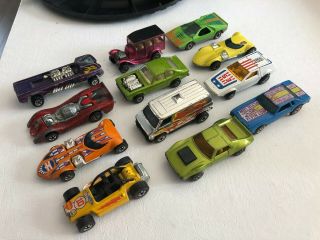 Vintage Early 1970 ' s Hot Wheels and Matchbox 12 cars in Rally Case 2