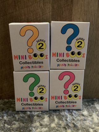 Ty Mini Boos Collectibles Series 2 - Blind Bundle Pack Of 4 - Nib