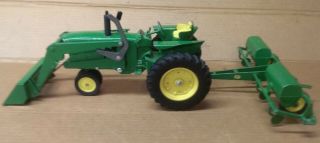 Vintage Ertl John Deere 3020 Narrow Front Tractor W/loader And Planter
