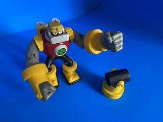 Gutsman Mega Man Nt Warrior Action Figure Mattel (both Fists & All)