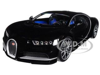Box Bugatti Chiron Black 1/18 Diecast Model Car By Kyosho C09548bk
