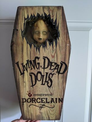 Living Dead Dolls 18 " Porcelain Posey Limited Ed.  Exclusive In Coffin Box