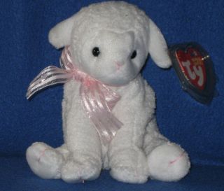Ty Lullaby The Lamb Beanie Baby - With Tag