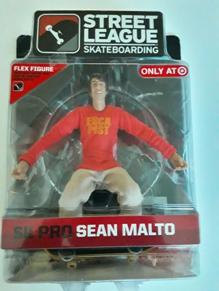 Sean Malto Street League Skateboarding Figure Dvd Red Shirt Collectors Series