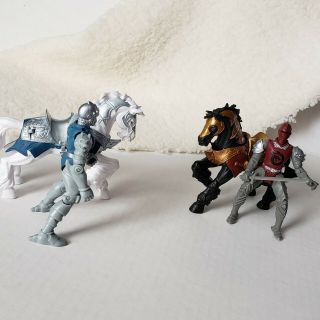 Chap Mei Legends Of Knights Line (likely),  2 Jousting Horses,  2 Knights