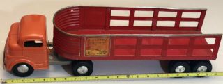 Vintage Structo Overland Freight Lines Truck & Trailer