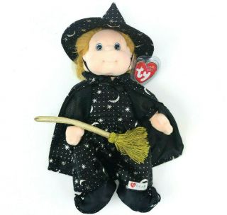 Ty Beanie Kids Doll Precious In Ty Gear Witch Outfit