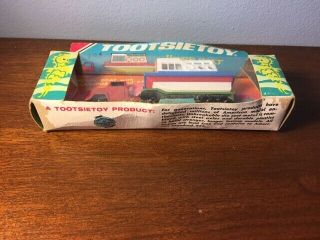 Vintage Tootsietoy Semi House Boat Transporter In Package 3