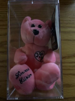 Limited Edition - Pink Beanie Plush Bear - I Love Lucy - Signature Series