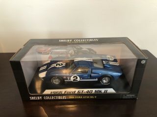 Shelby Collectibles 1/18 Ford Gt40 Mk Ii Diecast Cond.  Gt - 40 2